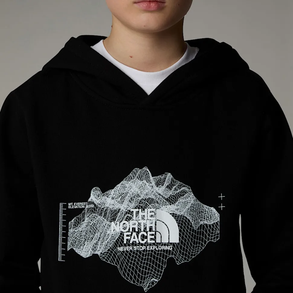 Dzieci The North Face Chłopięca Bluza Z Kapturem Topographic