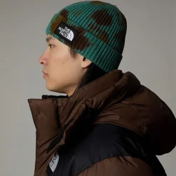 The North Face Czapka Beanie Tie-dye Z Prostokątnym Logo