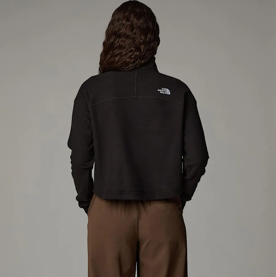 The North Face Damski Polar O Skróconym Kroju Z Zamkiem Błyskawicznym O Długości 1/4 100 Glacier