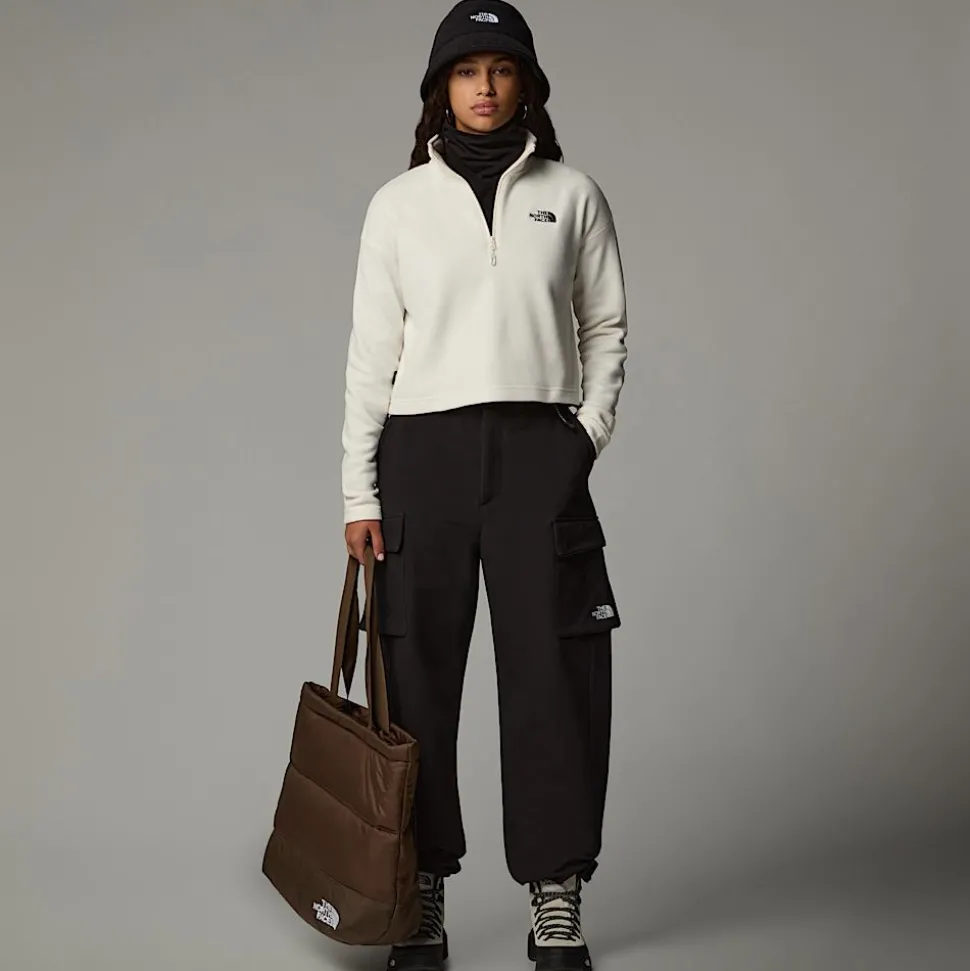 The North Face Damski Polar O Skróconym Kroju Z Zamkiem Błyskawicznym O Długości 1/4 100 Glacier