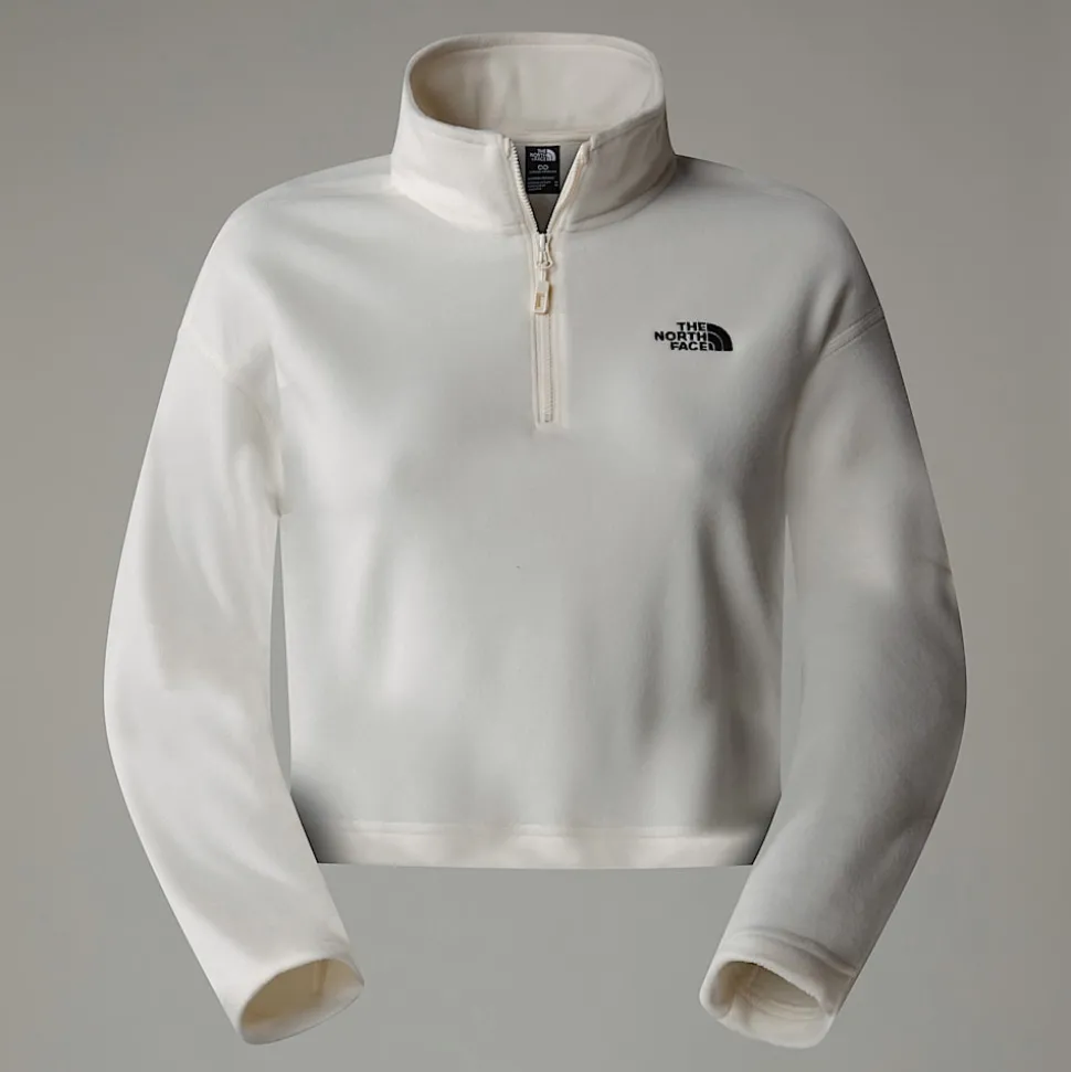 The North Face Damski Polar O Skróconym Kroju Z Zamkiem Błyskawicznym O Długości 1/4 100 Glacier