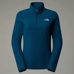 The North Face Damski Polar Z Zamkiem Błyskawicznym O Długości 1/4 100 Glacier