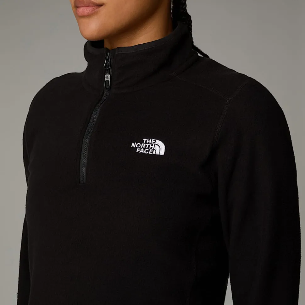 The North Face Damski Polar Z Zamkiem Błyskawicznym O Długości 1/4 100 Glacier