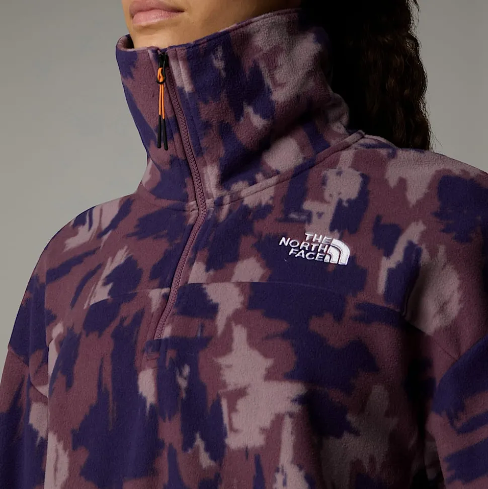 The North Face Damski Polar Z Zamkiem O Długości 1/4 I Nadrukiem Mountain Athletics