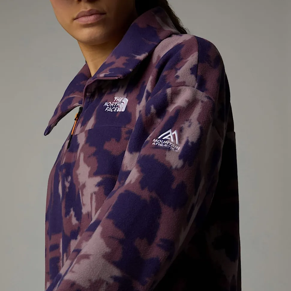 The North Face Damski Polar Z Zamkiem O Długości 1/4 I Nadrukiem Mountain Athletics