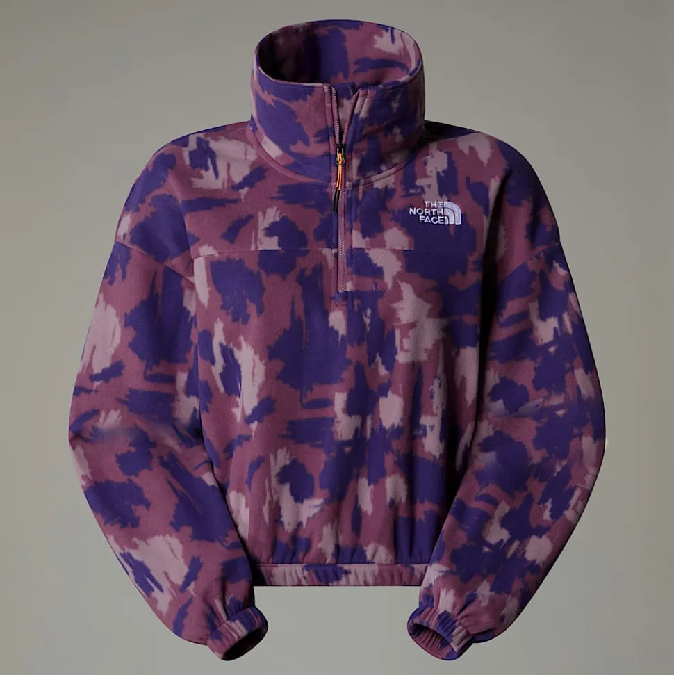 The North Face Damski Polar Z Zamkiem O Długości 1/4 I Nadrukiem Mountain Athletics