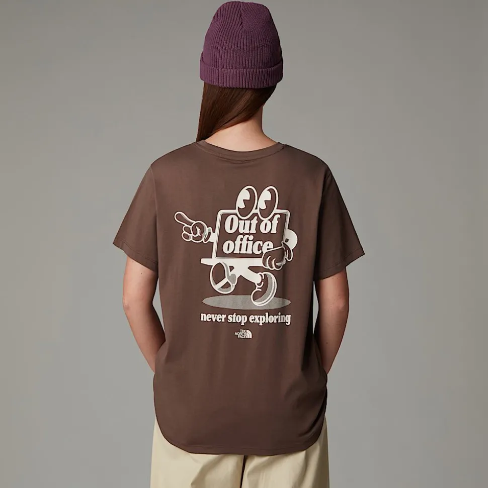 The North Face Damski T-shirt O Luźnym Kroju Cartoon