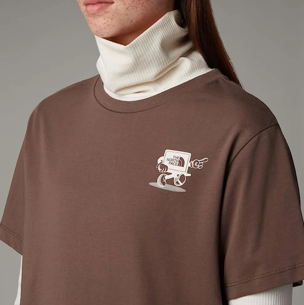 The North Face Damski T-shirt O Luźnym Kroju Cartoon