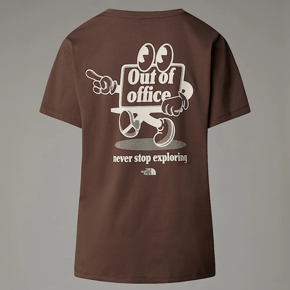 The North Face Damski T-shirt O Luźnym Kroju Cartoon