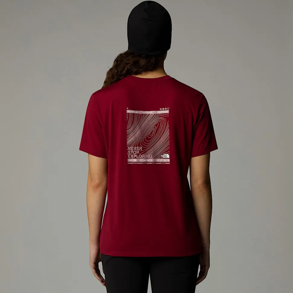 The North Face Damski T-shirt Topographic Foundation