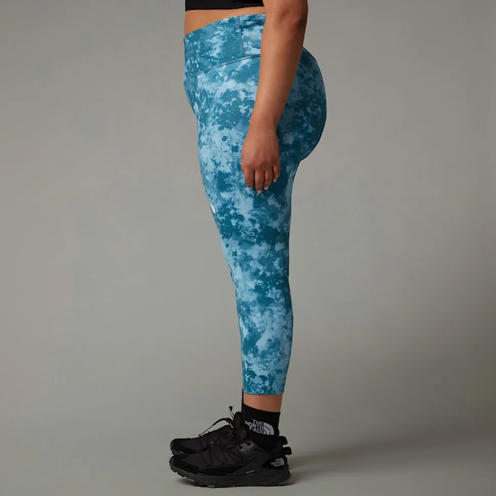 The North Face Damskie Legginsy 7/8 Z Wysokim Stanem I Nadrukiem Flex Plus Size