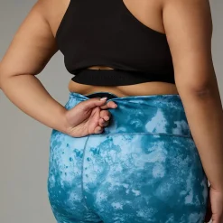 The North Face Damskie Legginsy 7/8 Z Wysokim Stanem I Nadrukiem Flex Plus Size