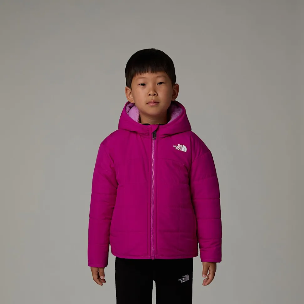 Dzieci The North Face Dziecięca Dwustronna Kurtka Z Kapturem I Zamkiem Na Całej Długości Shasta