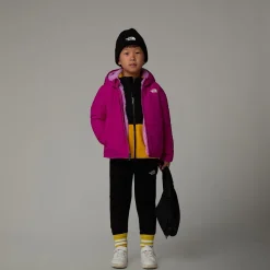 Dzieci The North Face Dziecięca Dwustronna Kurtka Z Kapturem I Zamkiem Na Całej Długości Shasta