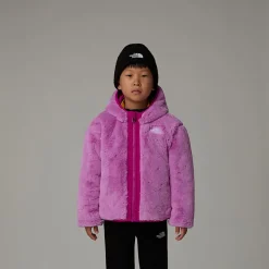 Dzieci The North Face Dziecięca Dwustronna Kurtka Z Kapturem I Zamkiem Na Całej Długości Shasta