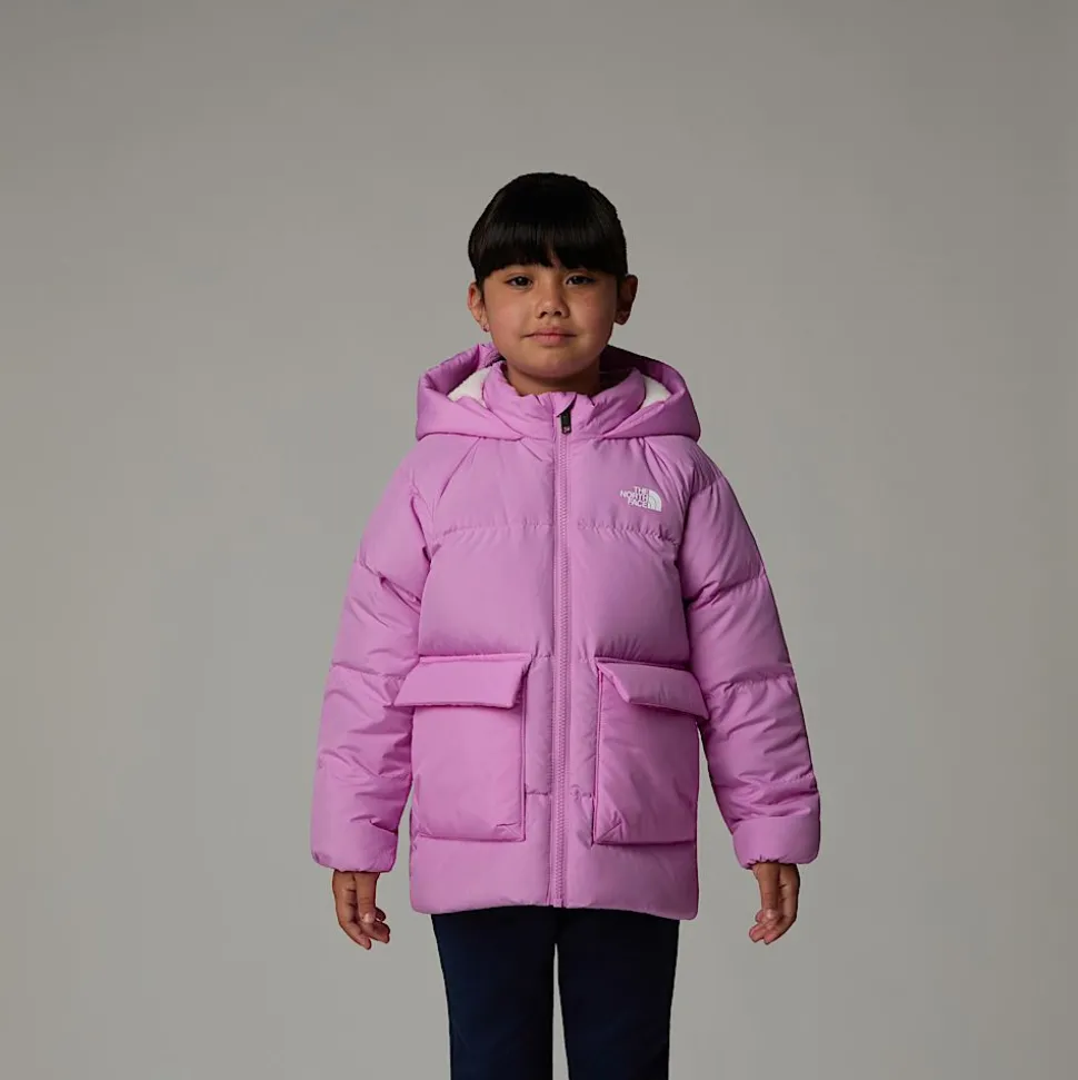 Dzieci The North Face Dziecięca Parka Puchowa Z Polarową Podszewką North
