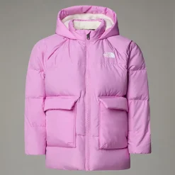 Dzieci The North Face Dziecięca Parka Puchowa Z Polarową Podszewką North