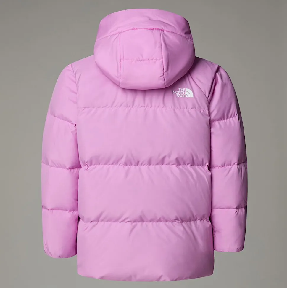 Dzieci The North Face Dziecięca Parka Puchowa Z Polarową Podszewką North