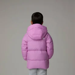 Dzieci The North Face Dziecięca Parka Puchowa Z Polarową Podszewką North