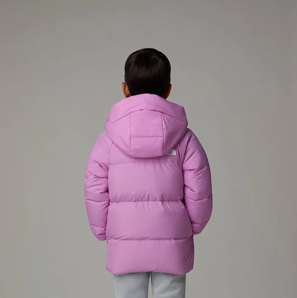 Dzieci The North Face Dziecięca Parka Puchowa Z Polarową Podszewką North