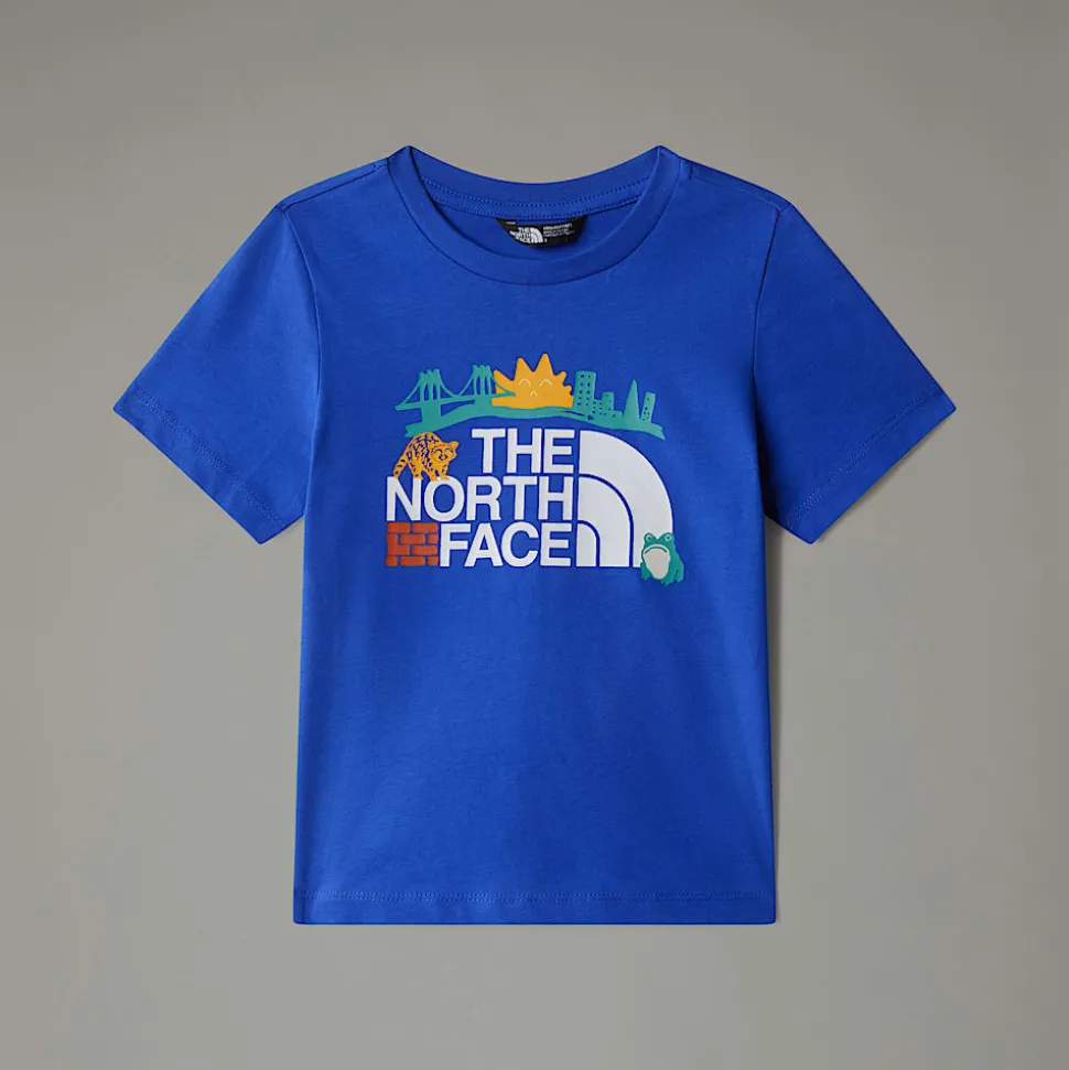 Dzieci The North Face Dziecięcy T-shirt Z Grafiką Trail Map