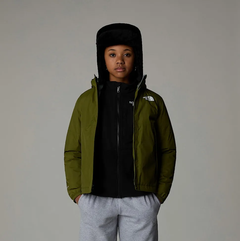 Dzieci The North Face Dziewczęca Ciepła Kurtka Przeciwdeszczowa Antora