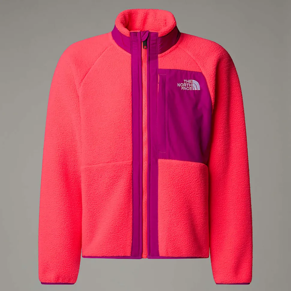 Dzieci The North Face Dziewczęca Kurtka Polarowa Z Zamkiem Na Całej Długości Yumiori