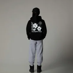 Dzieci The North Face Dziewczęca Luźna Bluza Z Kapturem I Grafiką Flower