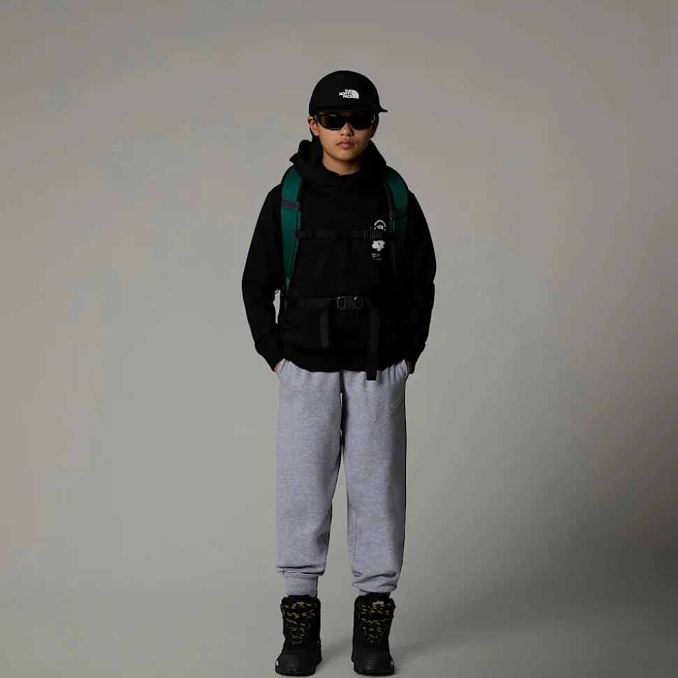 Dzieci The North Face Dziewczęca Luźna Bluza Z Kapturem I Grafiką Flower