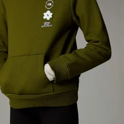 Dzieci The North Face Dziewczęca Luźna Bluza Z Kapturem I Grafiką Flower