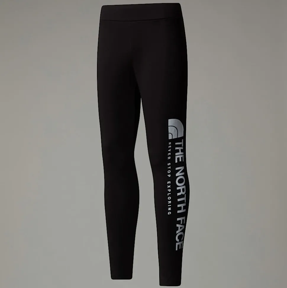 Dzieci The North Face Dziewczęce Legginsy Z Pionową Grafiką
