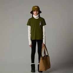 Dzieci The North Face Dziewczęcy Luźny T-shirt Z Grafiką Flower