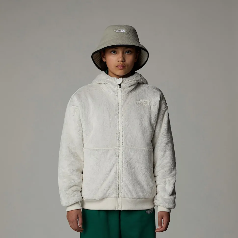 Dzieci The North Face Dziewczęcy Polar Z Kapturem I Zamkiem Na Całej Długości Osito
