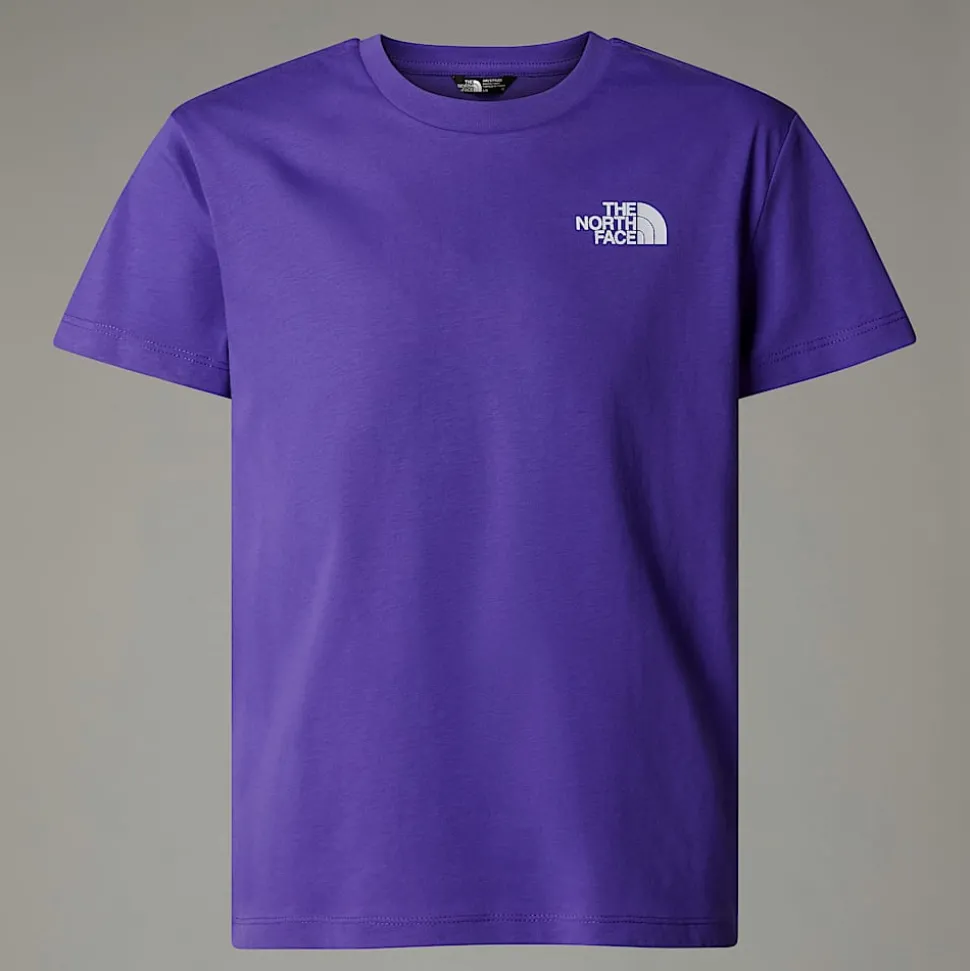 Dzieci The North Face Dziewczęcy T-shirt O Luźnym Kroju Redbox