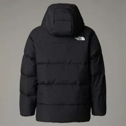 Dzieci The North Face Młodzieżowa Krótka Parka Puchowa Z Polarową Podszewką North