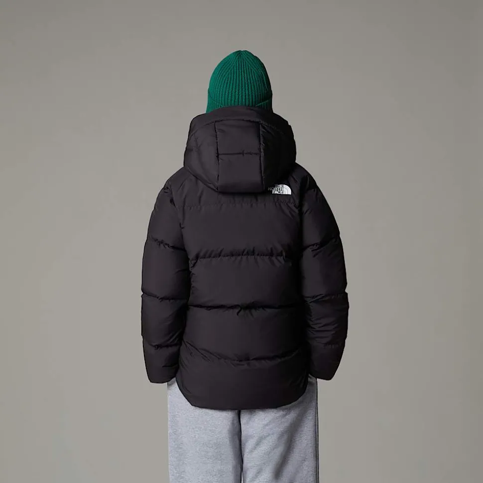 Dzieci The North Face Młodzieżowa Krótka Parka Puchowa Z Polarową Podszewką North