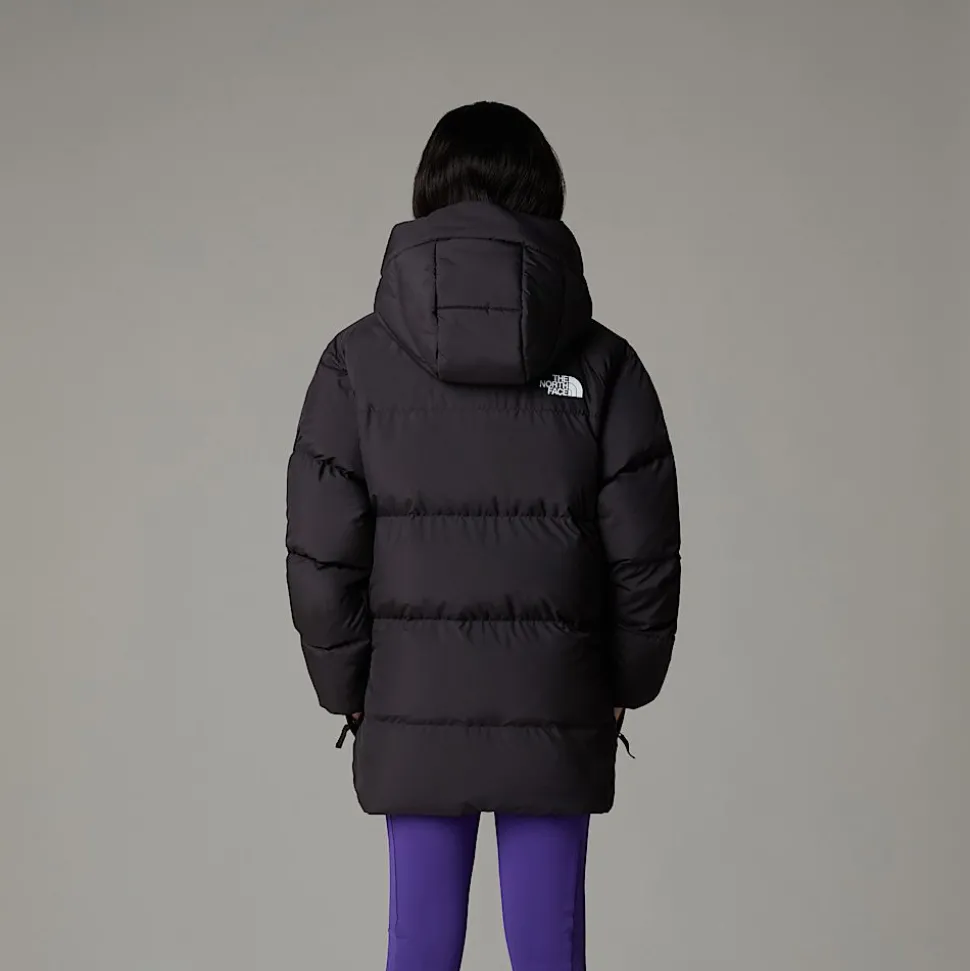 Dzieci The North Face Młodzieżowa Krótka Parka Puchowa Z Polarową Podszewką North