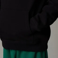 Dzieci The North Face Młodzieżowa Luźna Bluza Z Kapturem I Grafiką Varsity