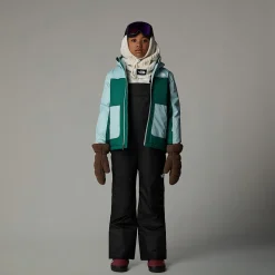 Dzieci The North Face Młodzieżowe Ocieplane Spodnie Na Szelkach Freedom