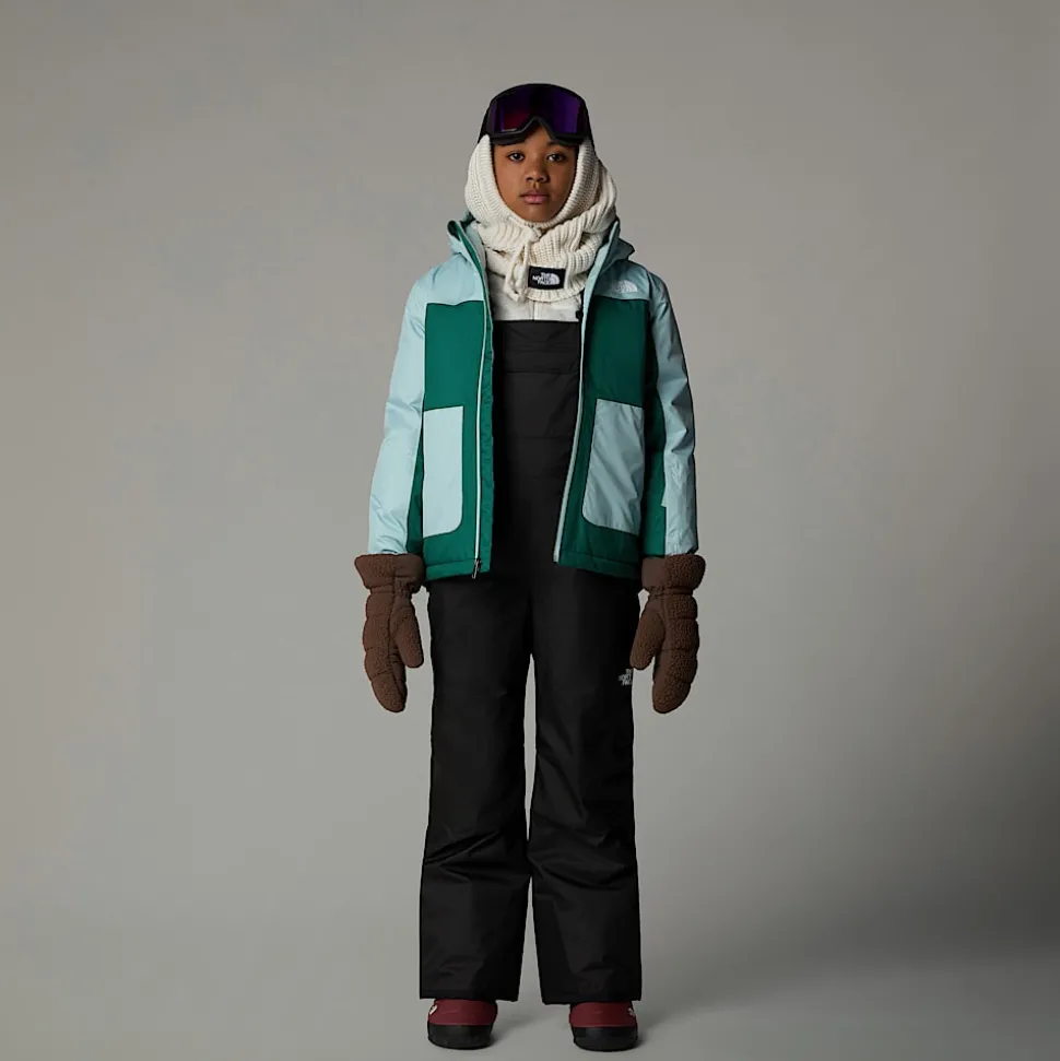 Dzieci The North Face Młodzieżowe Ocieplane Spodnie Na Szelkach Freedom