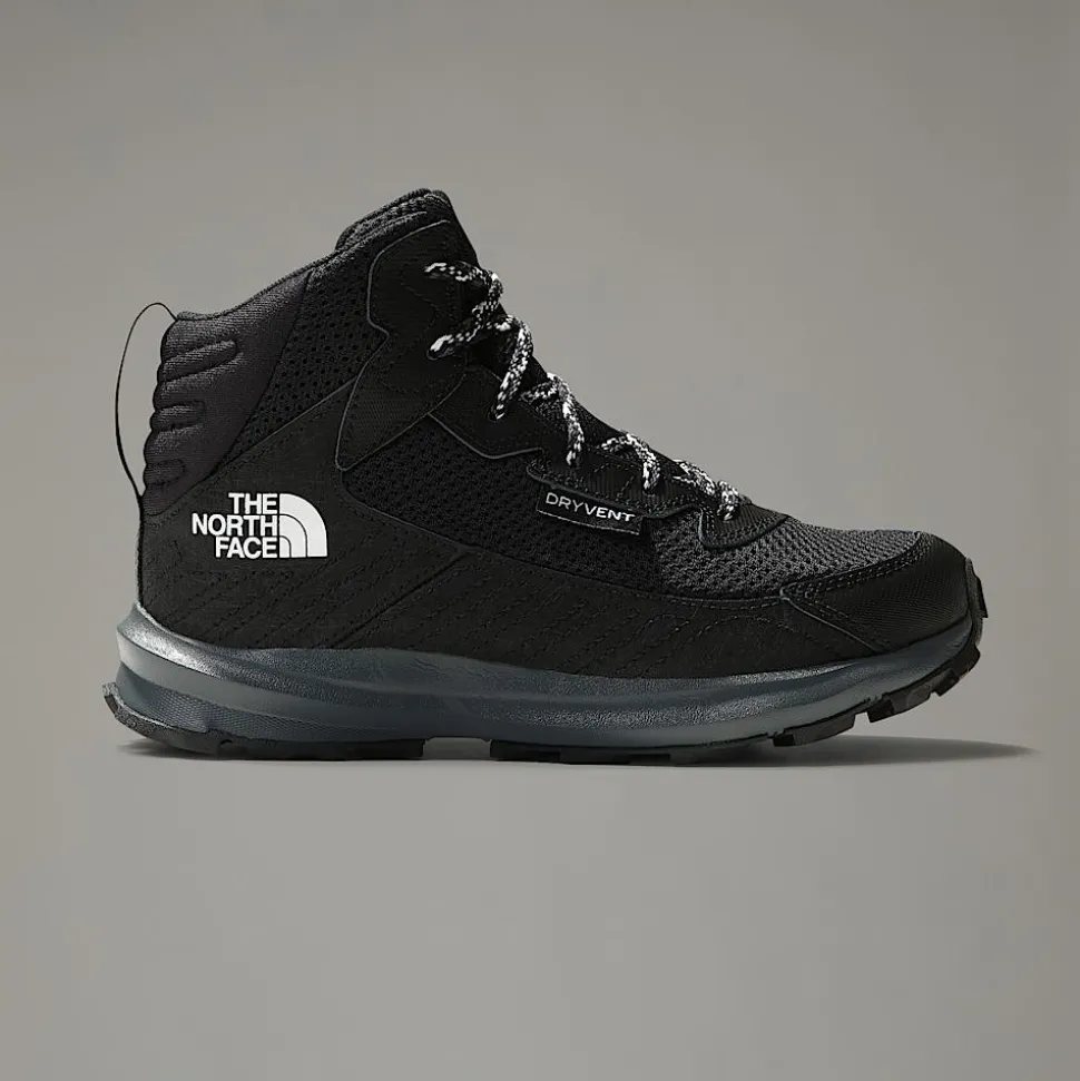 Dzieci The North Face Młodzieżowe Wodoodporne Buty Turystyczne Fastpack Mid