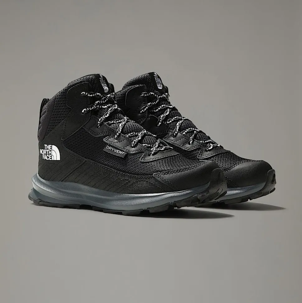 Dzieci The North Face Młodzieżowe Wodoodporne Buty Turystyczne Fastpack Mid