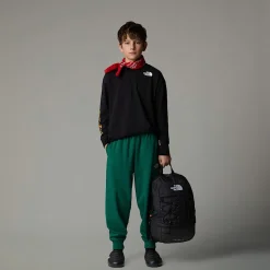 Dzieci The North Face Młodzieżowy T-shirt Oversize Z Długim Rękawem I Grafiką Varsity