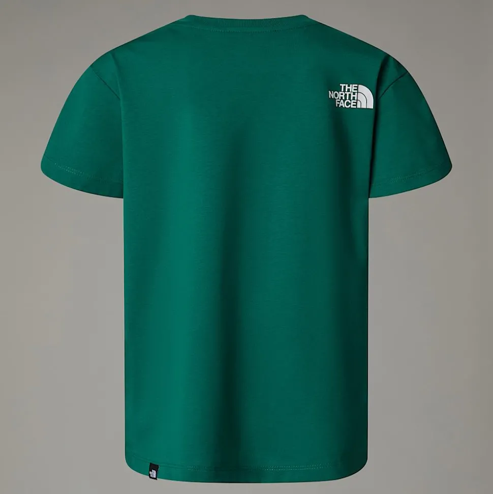 Dzieci The North Face Młodzieżowy T-shirt Simple Dome
