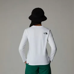 Dzieci The North Face Młodzieżowy T-shirt Z Długim Rękawem Easy