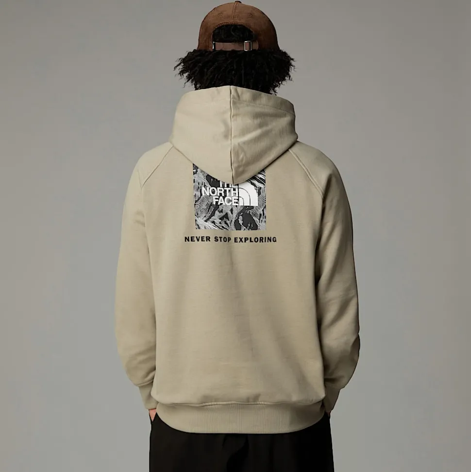 The North Face Męska Bluza Z Kapturem, Rękawami Raglanowymi I Grafiką Redbox