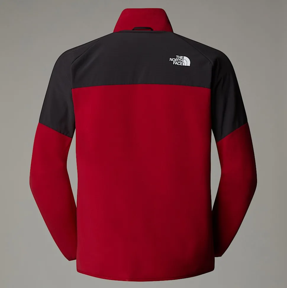 The North Face Męski Polar O Wysokiej Gramaturze Z Zamkiem Na Całej Długości Glacier