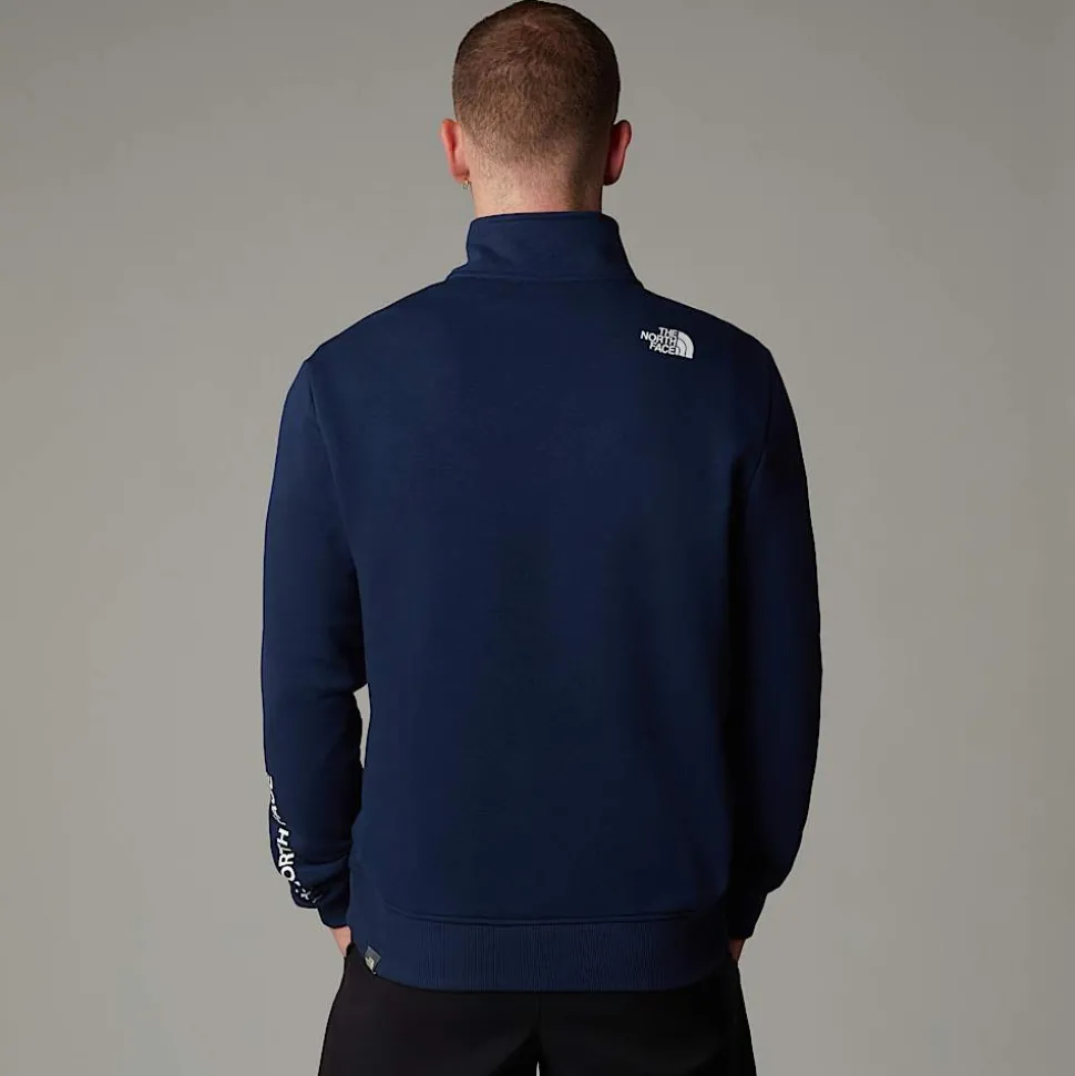 The North Face Męski Polar Z Zamkiem Błyskawicznym O Długości 1/4 Duwoni