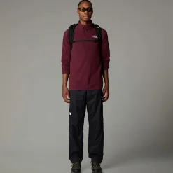 The North Face Męski Polar Z Zamkiem Błyskawicznym O Długości 1/4 100 Glacier