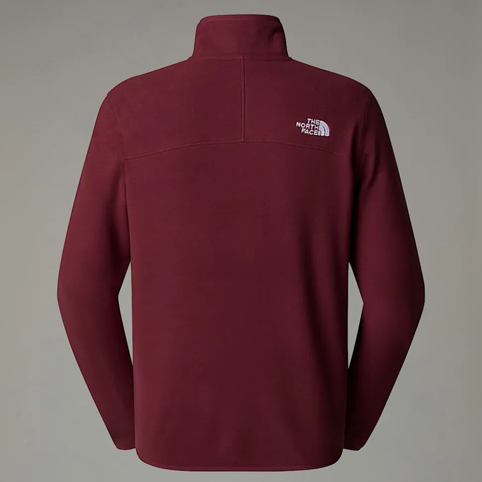 The North Face Męski Polar Z Zamkiem Błyskawicznym O Długości 1/4 100 Glacier